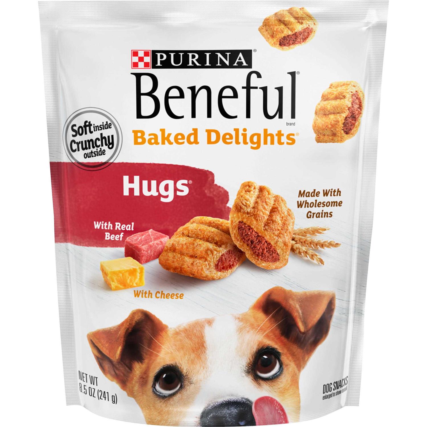 Purina Beneful Baked Delights Hugs Dog Treats - Healthber