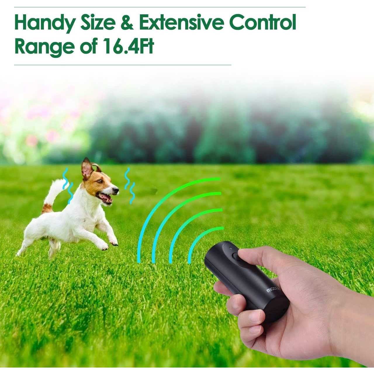 MODUS Ultrasonic Dog Barking Deterrent Device Anti-Barking Device for Dogs - Healthber