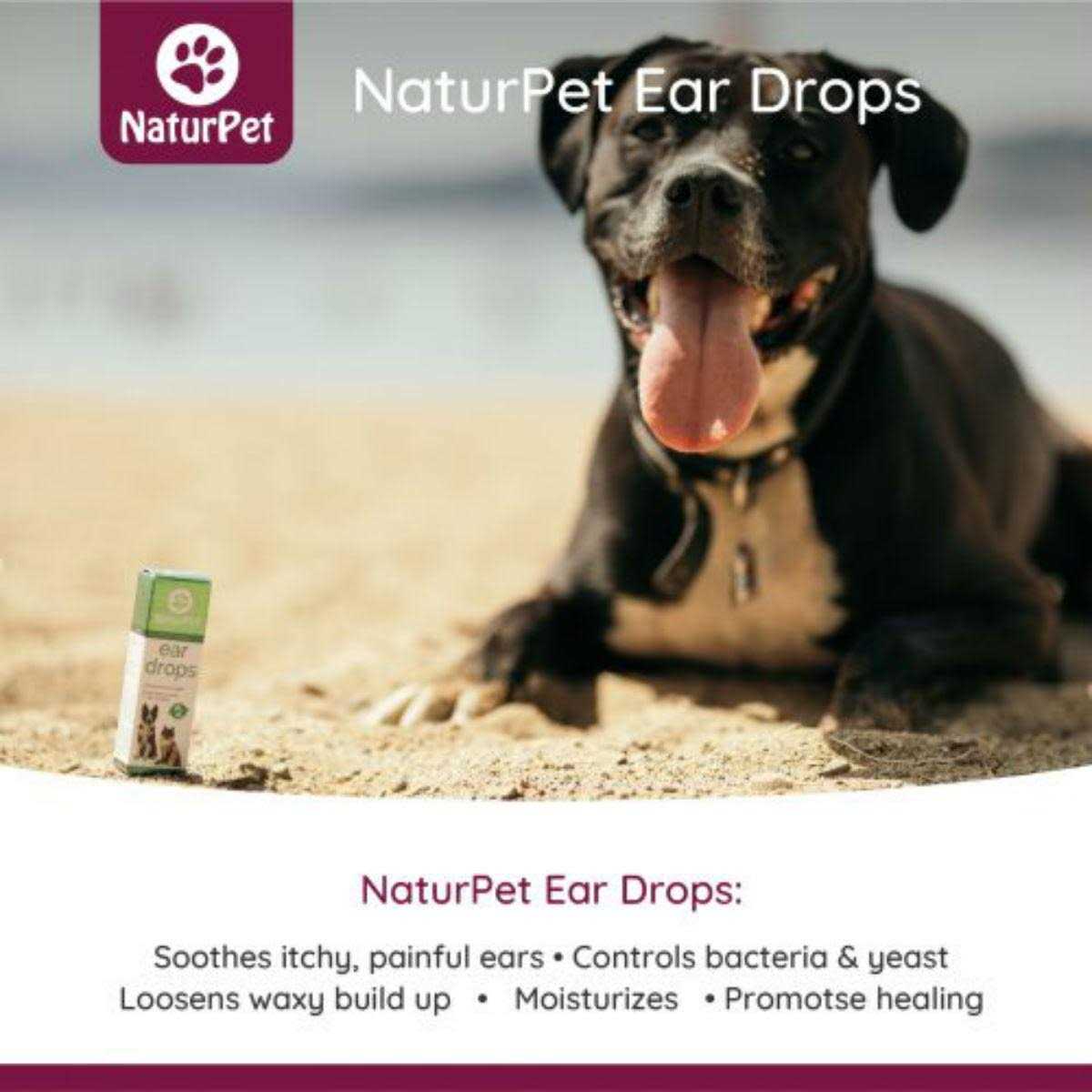 NaturPet Ear Drops for Dogs and Cats - Healthber