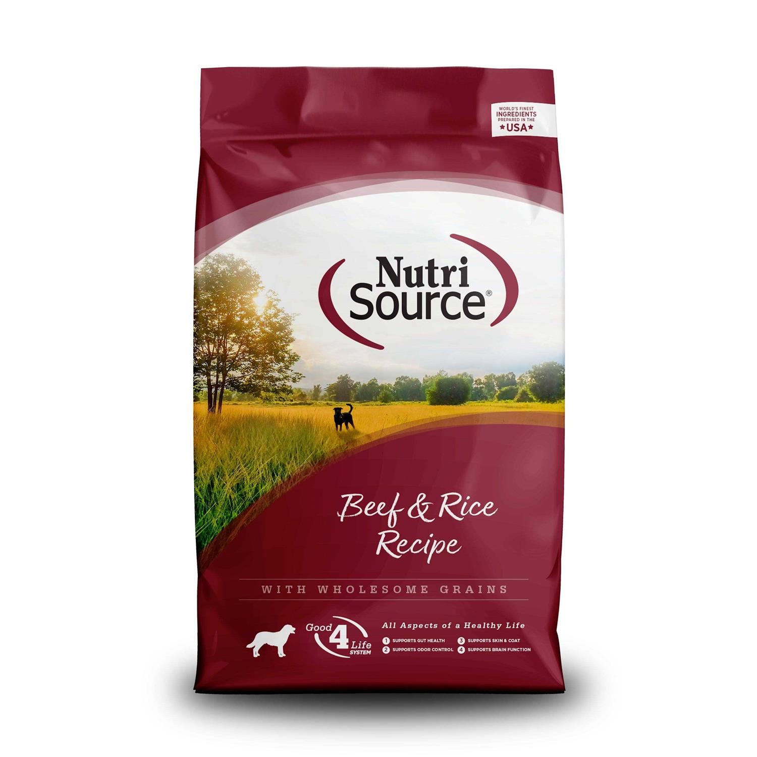 NutriSource Beef Rice Dry Dog Food - Healthber