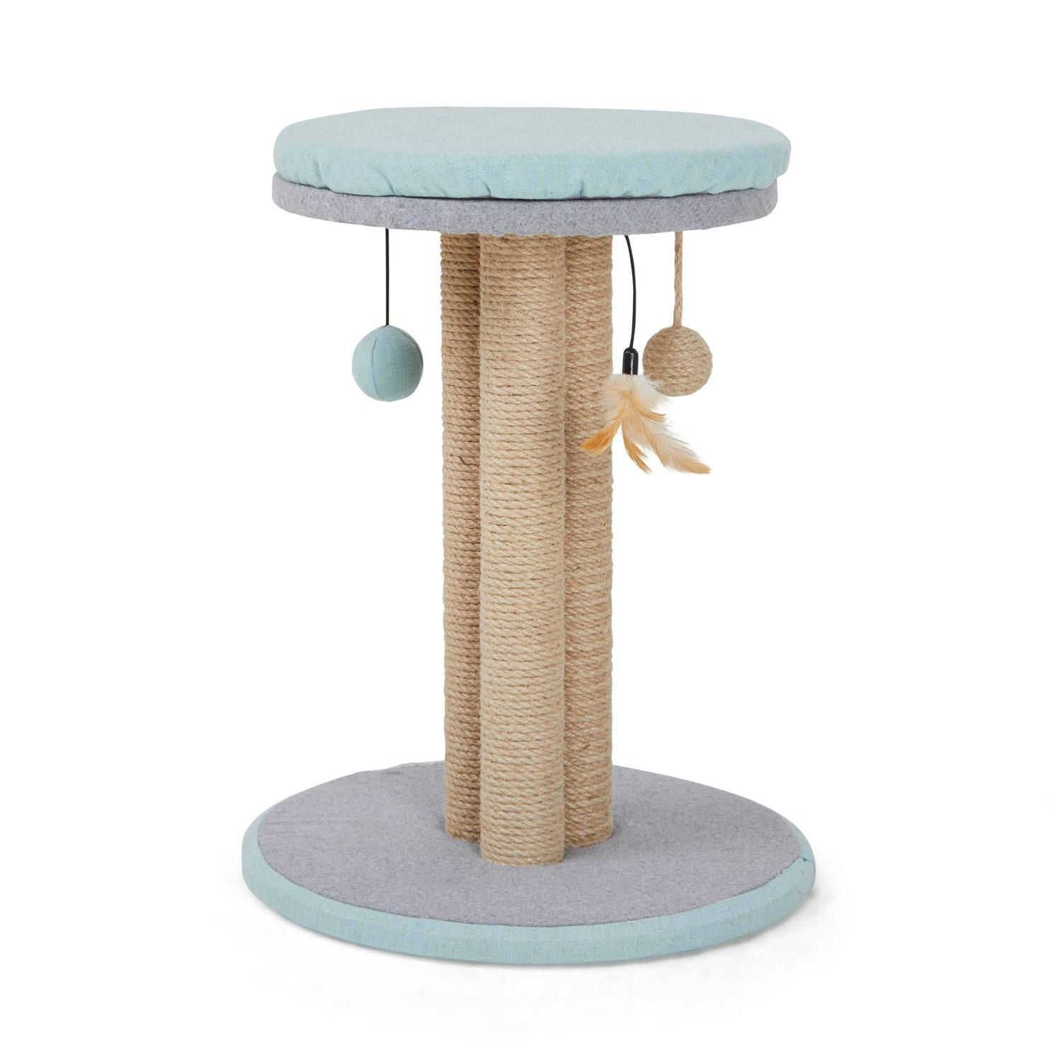 EveryYay Scratchin’ The Surface Cat Scratcher with 3-Sided Play Post - Healthber