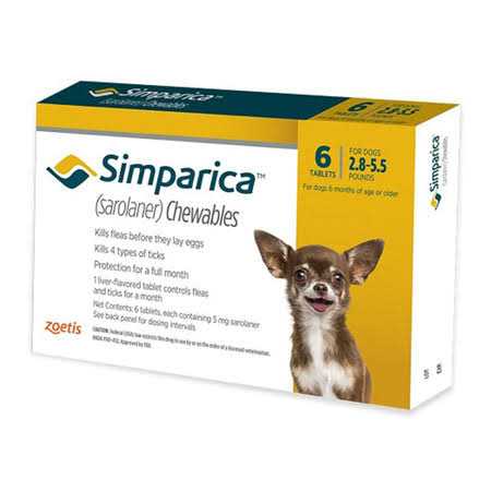 Simparica Chewable Tablets for Dogs - Healthber