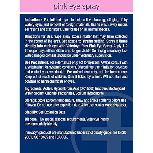 Vetericyn Plus Pink Eye Spray - Healthber