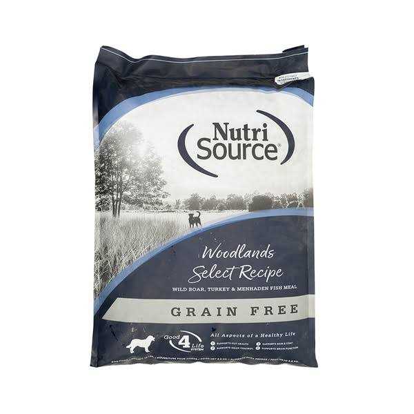 NutriSource Grain-Free Woodlands Select Dry Dog Food - Healthber