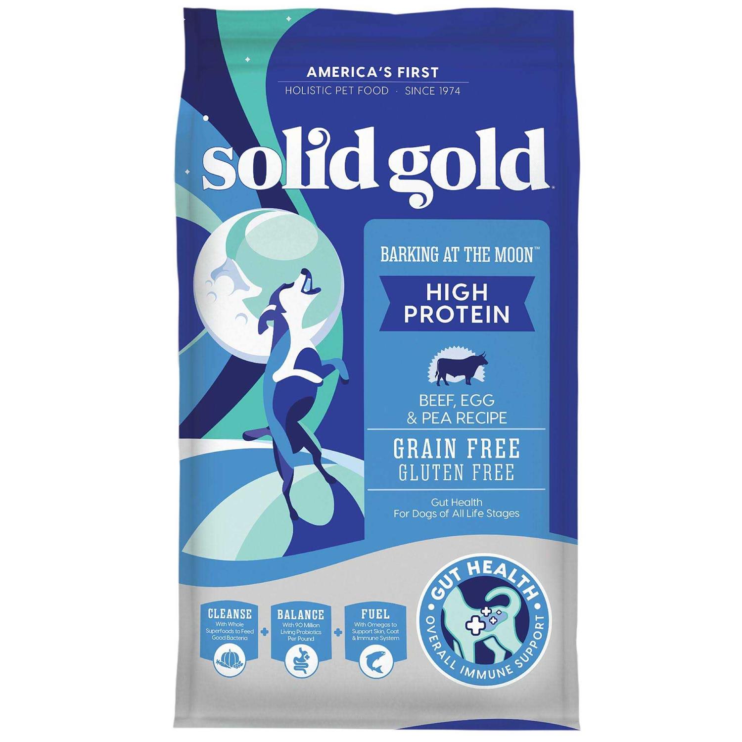 Solid Gold Barking at The Moon Grain-Free Beef Dry Dog Food - Healthber