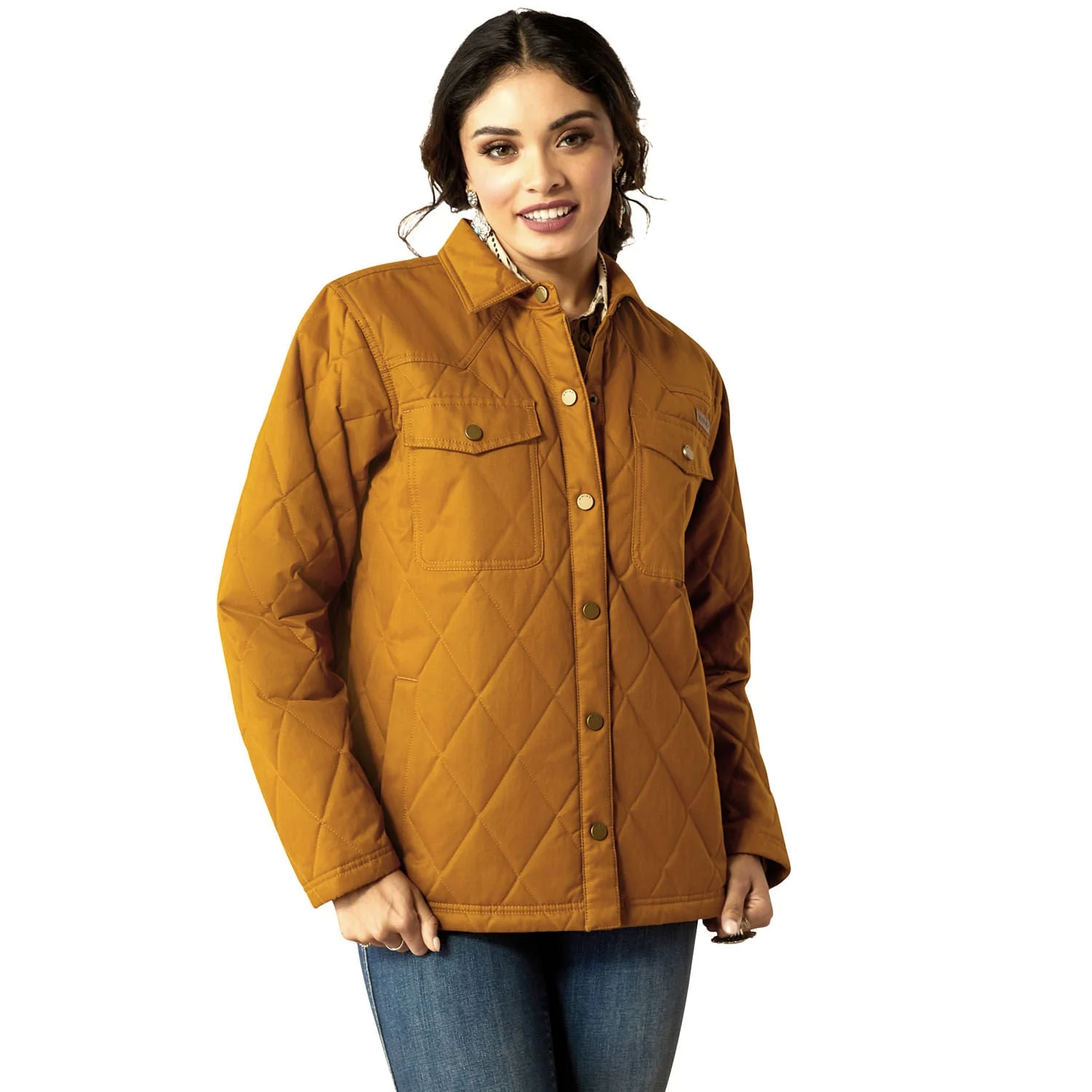 Ariat Women's Grizzly Quilted Barn Jacket - Healthber