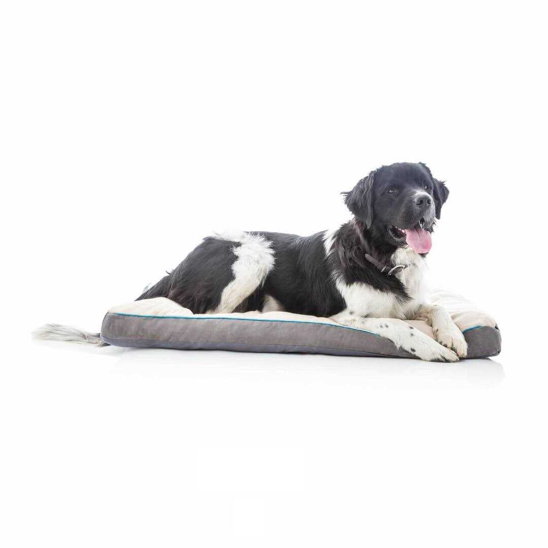Brindle Soft Memory Foam Dog Bed with Removable Washable Cover - Healthber
