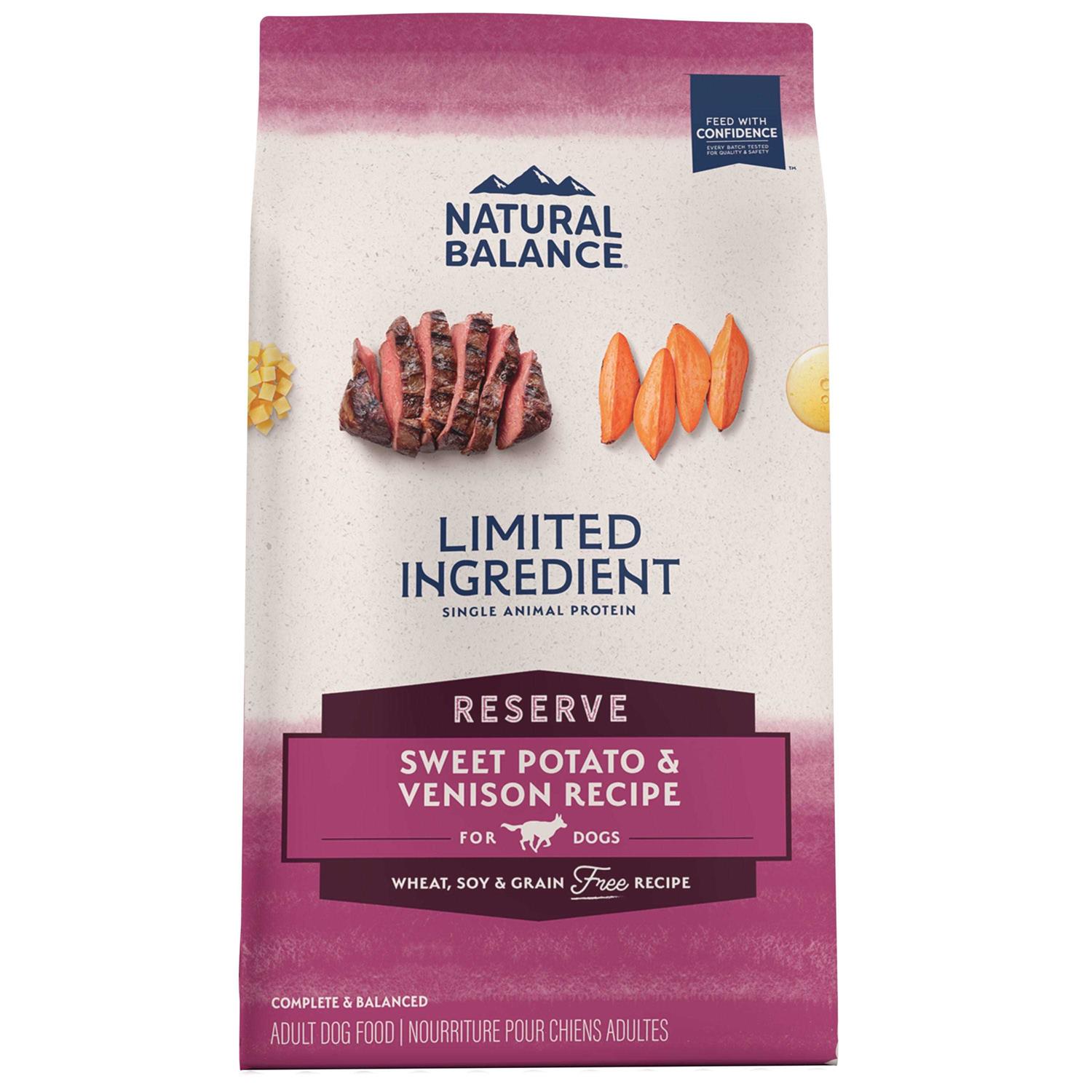 Natural Balance Limited Ingredient Diets Dry Dog Food Sweet Potato Venison - Healthber