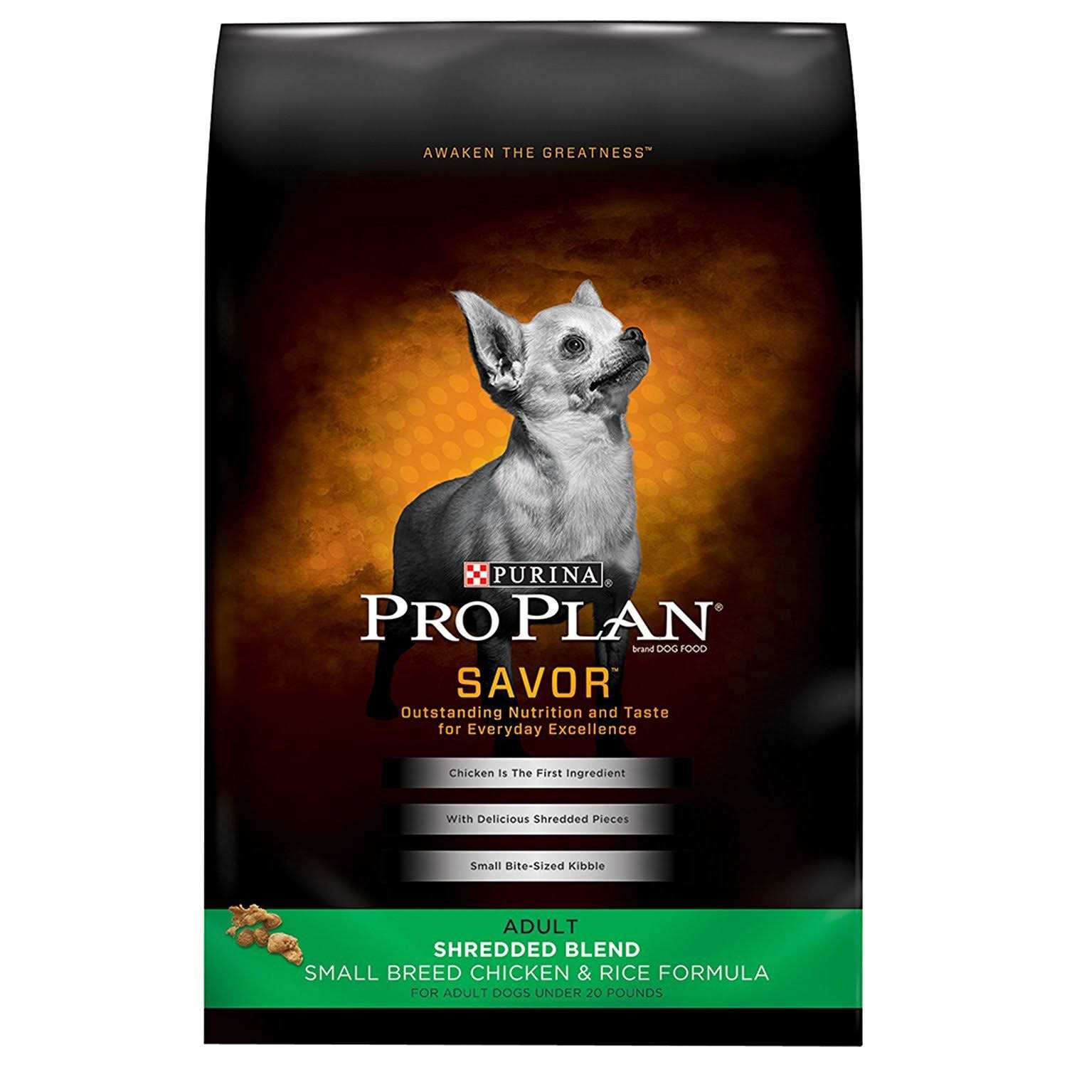 Purina Pro Plan Shredded Blend Small Breed Chicken & Rice Formula Dry Dog Food - Healthber
