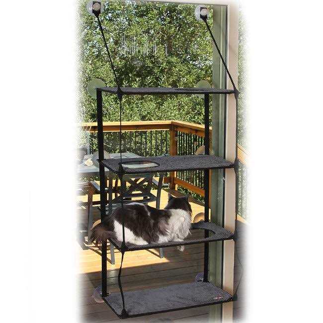 K&H Pet Products EZ Mount Window Kitty Sill Stack - Healthber