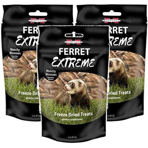 Marshall Ferret Extreme Freeze Dried Munchy Minnows - Healthber