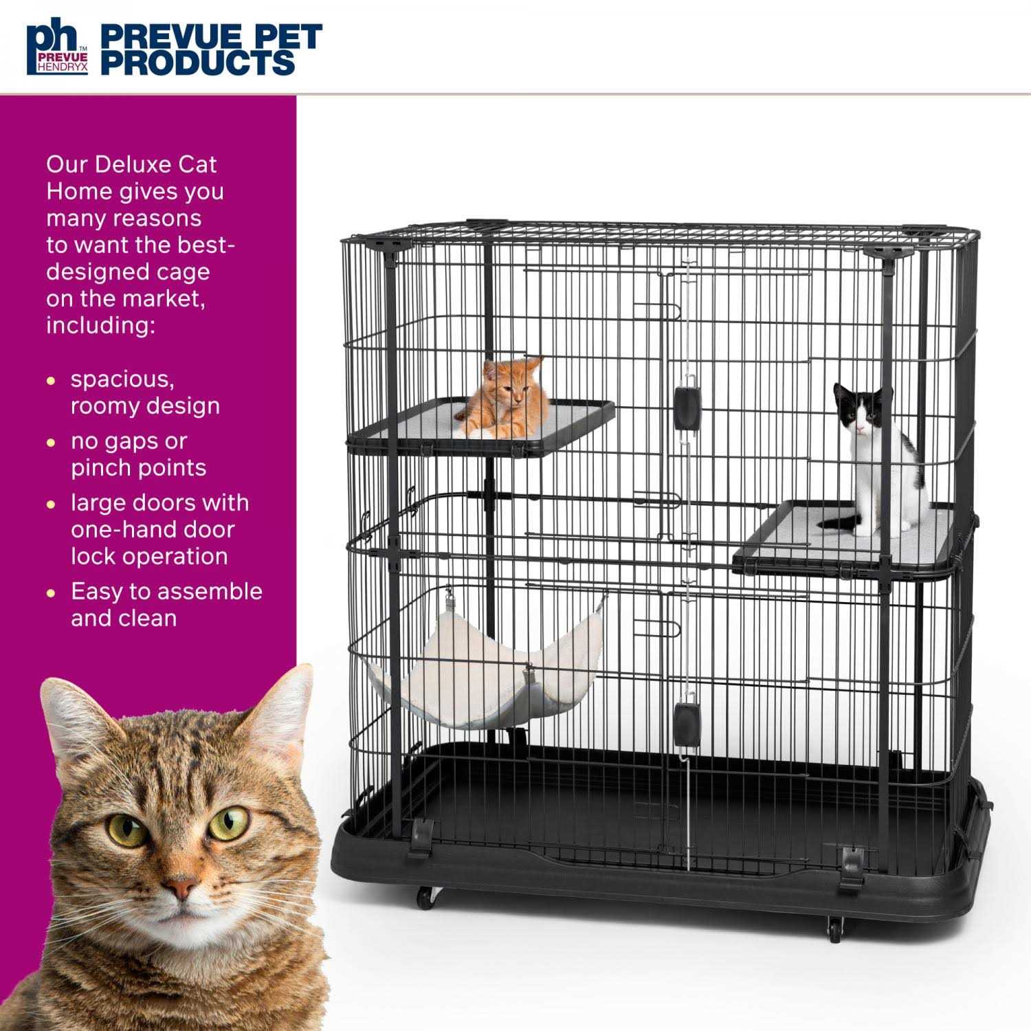 Prevue Pet Products Deluxe Cat Home - Healthber