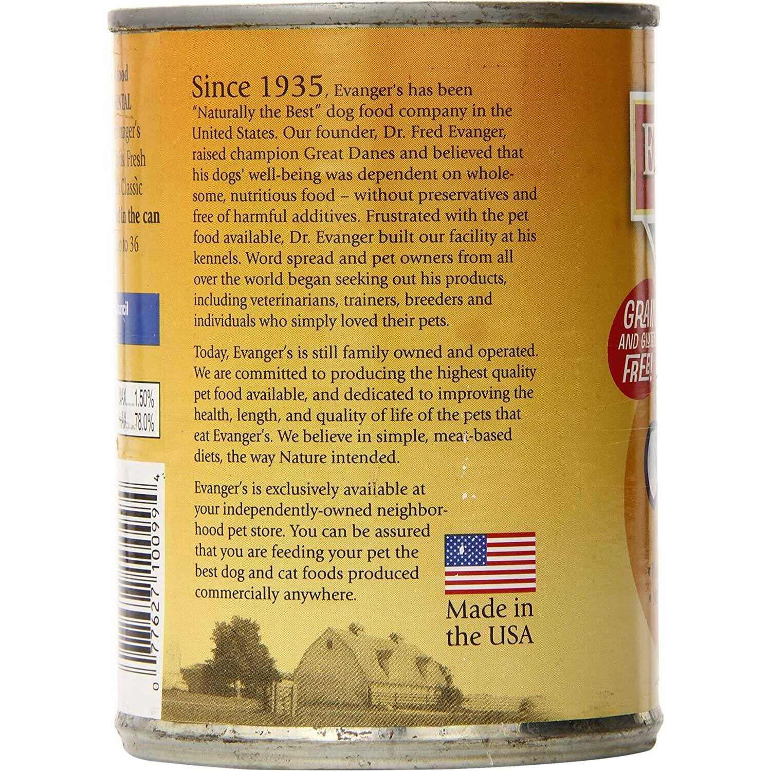 Evangers All Meat Cooked Chicken Canned Dog Food - Healthber