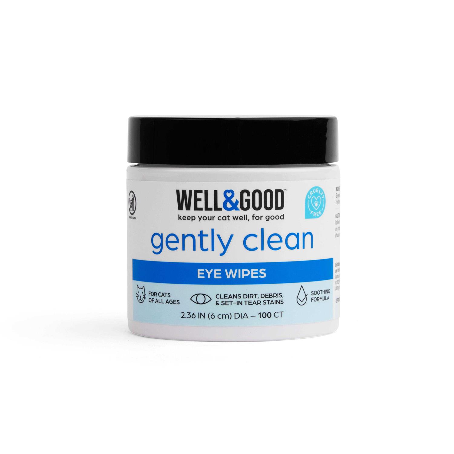 Well & Good Cat Eye Wipes - Healthber