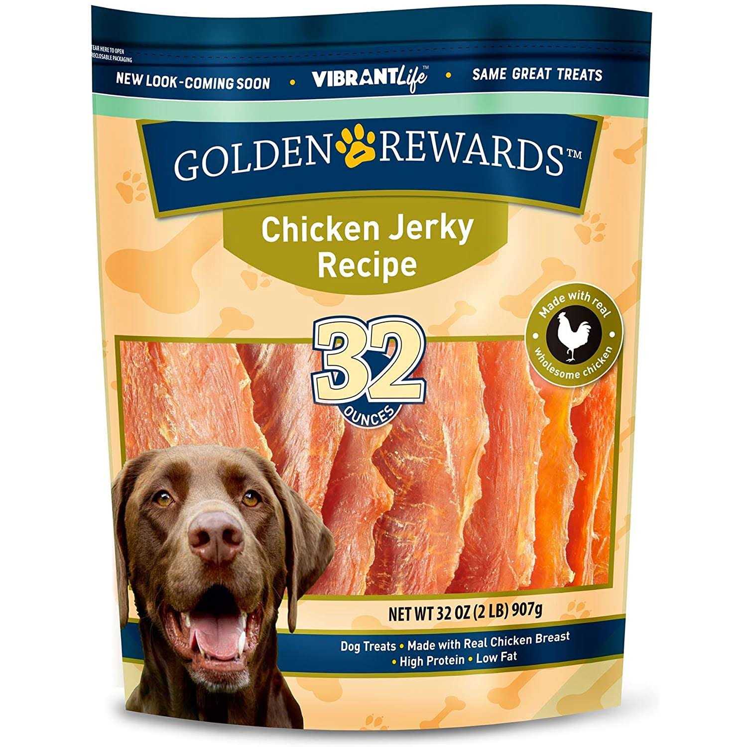 Golden Rewards Chicken Jerky Treats - Healthber