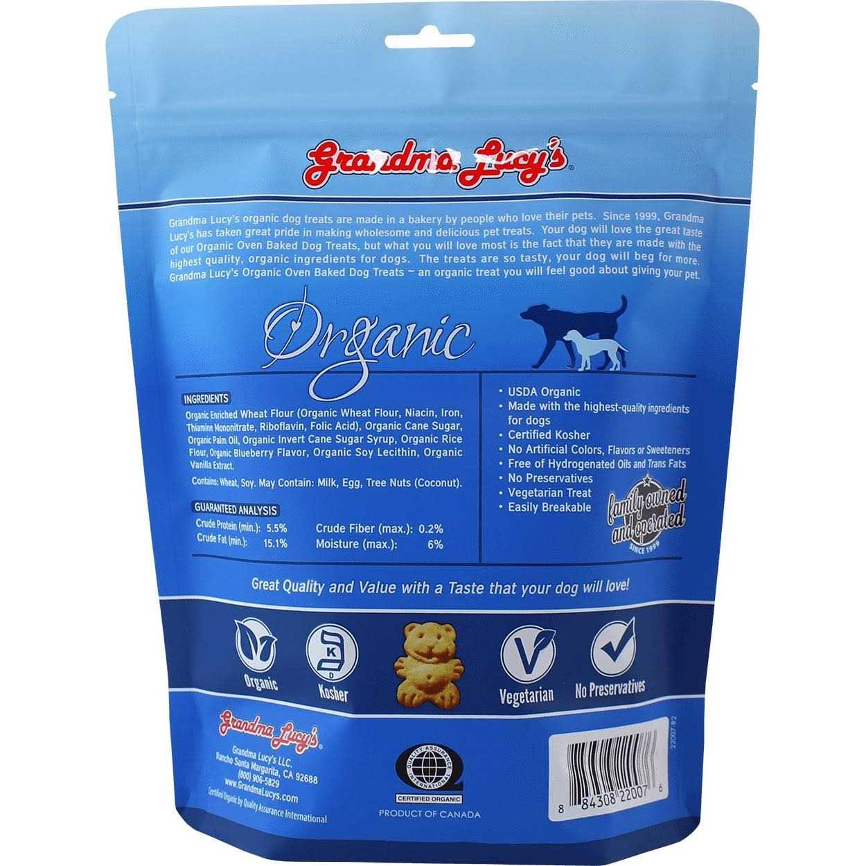 Grandma Lucy’s Organic Baked Dog Treats - Healthber