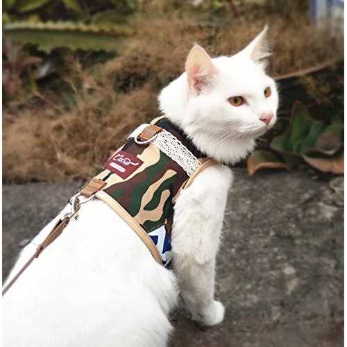 Yizhi Miaow Cat Harness and Leash for Walking Escape Proof - Healthber