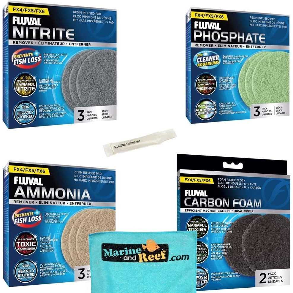 Fluval FX5/6 Replacement Carbon Impregnated Foam Pad - Healthber