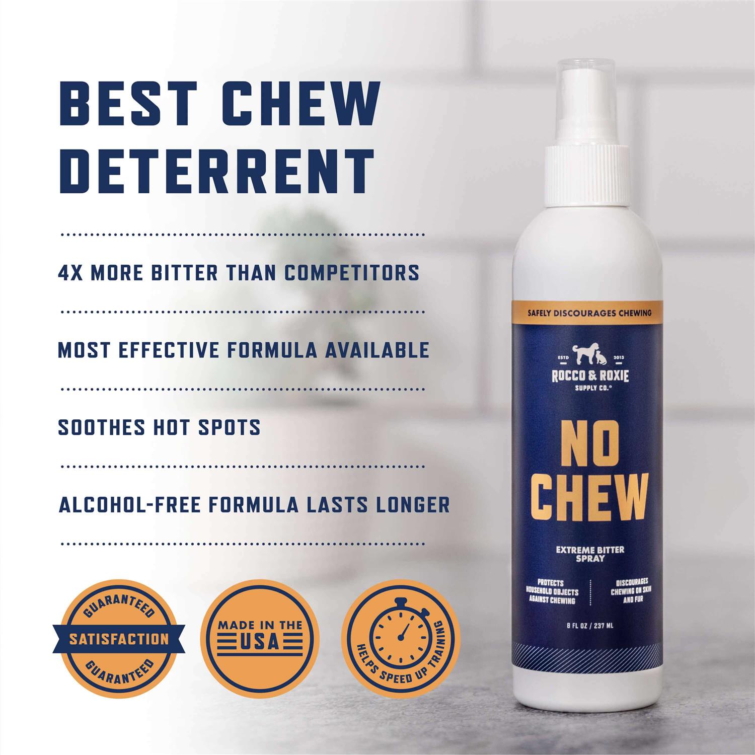 Rocco & Roxie No Chew Extreme Bitter Spray - Healthber