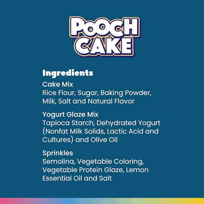 Pooch Cake Express Microwave Birthday Cake with Sprinkles in a Cup for Dogs - Healthber