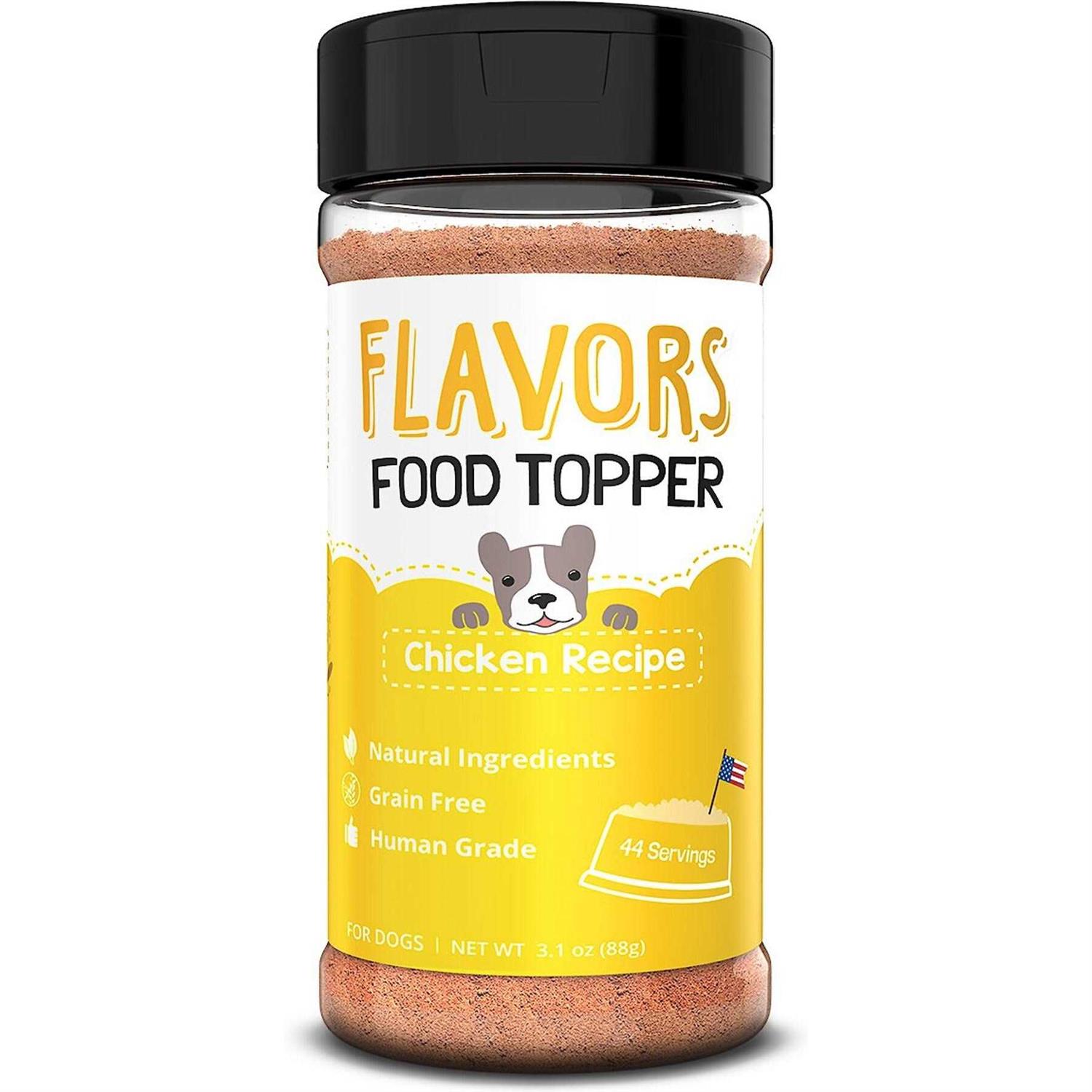 Flavors Food Topper Chicken Dog Treats - Healthber