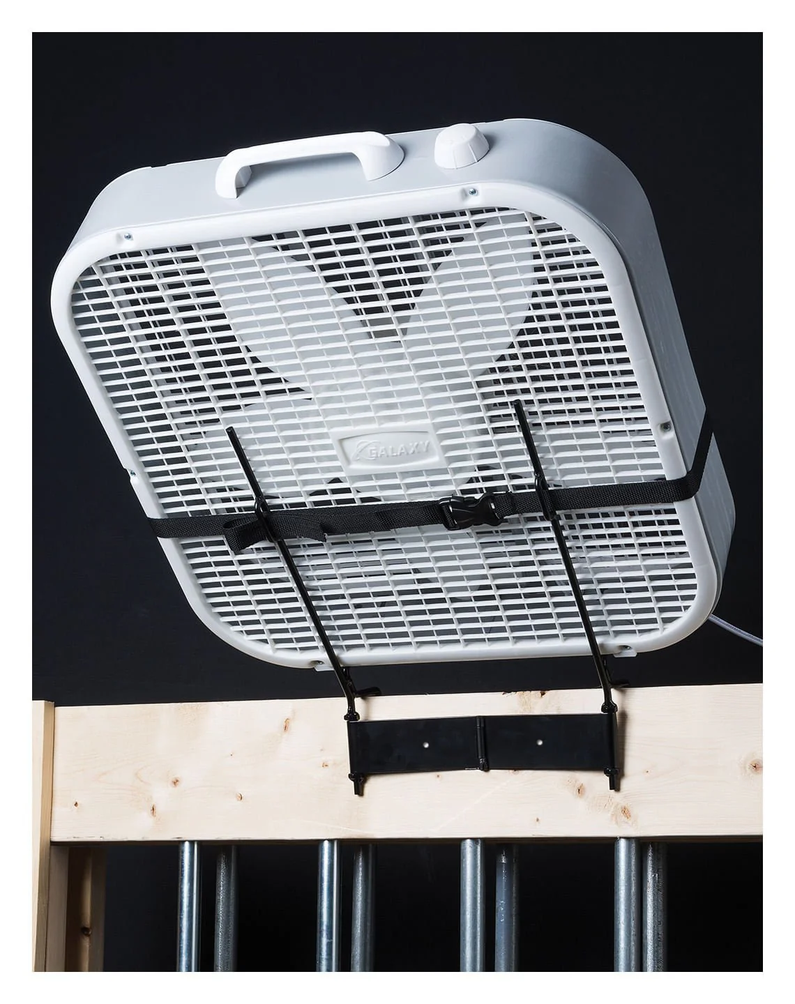Box Fan Holder, Black - Healthber