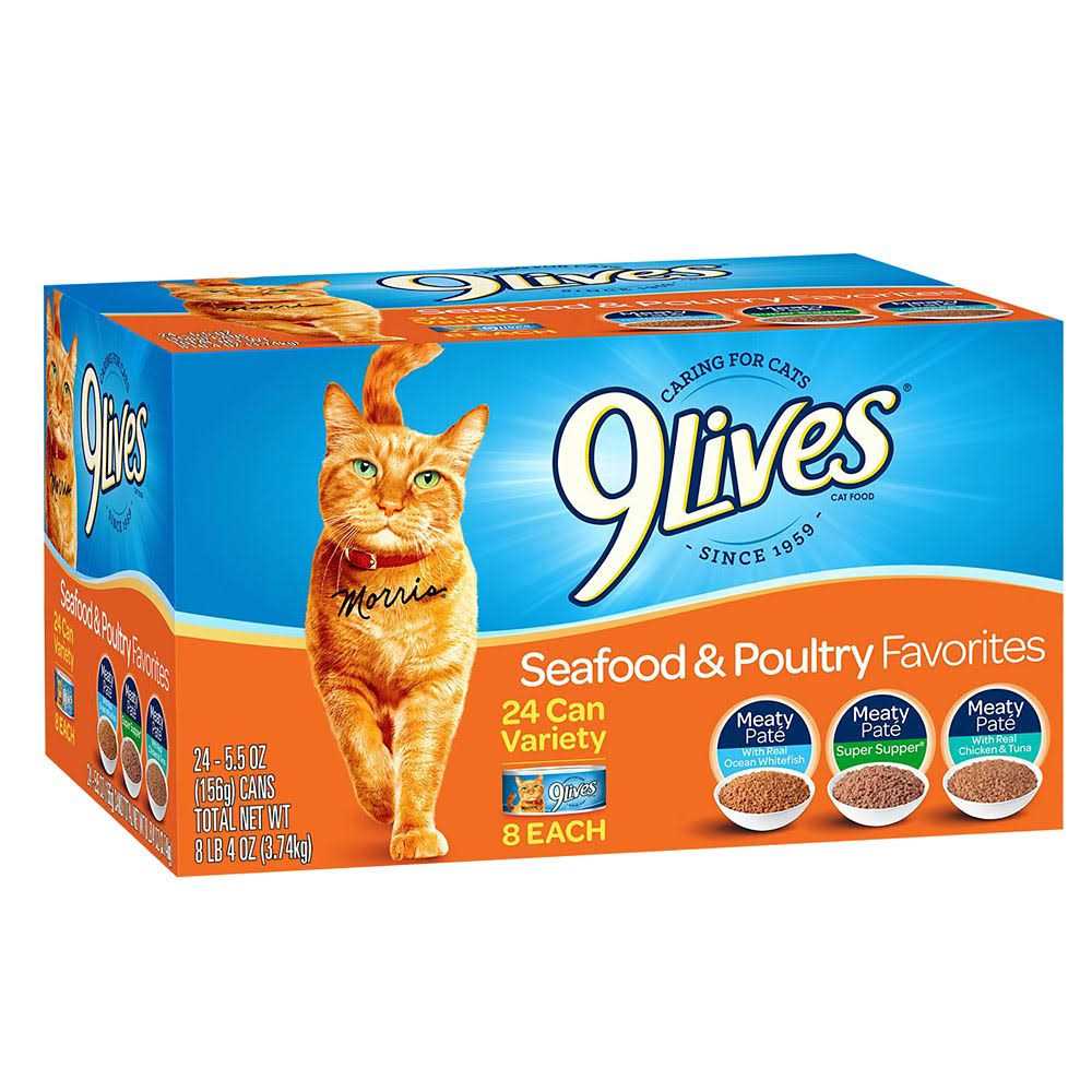 9Lives Seafood & Poultry Favorites Variety Pack Cat Food - Healthber