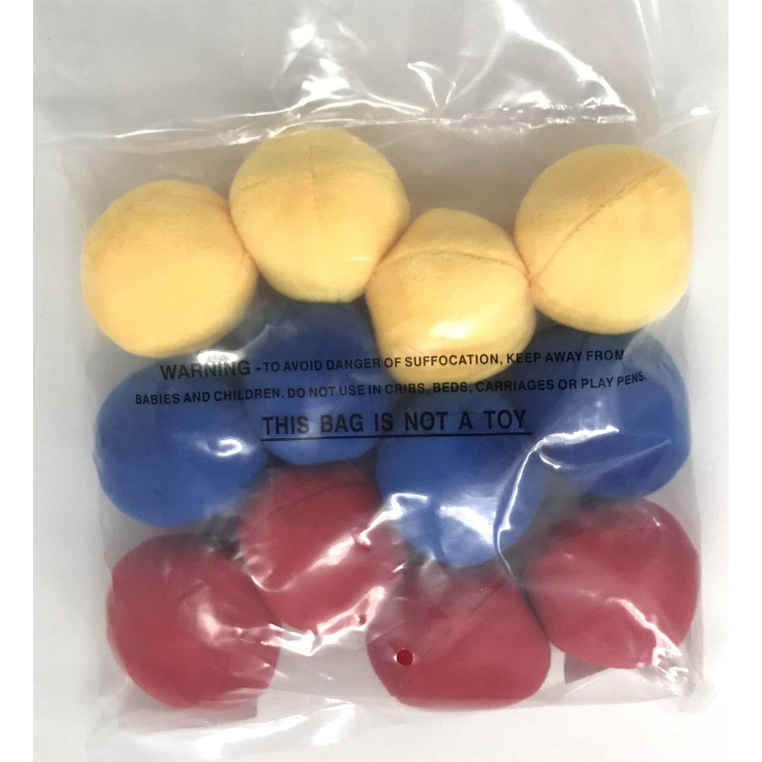 12 Pack Plush Squeaky Balls for Small Dogs or Cats - Healthber