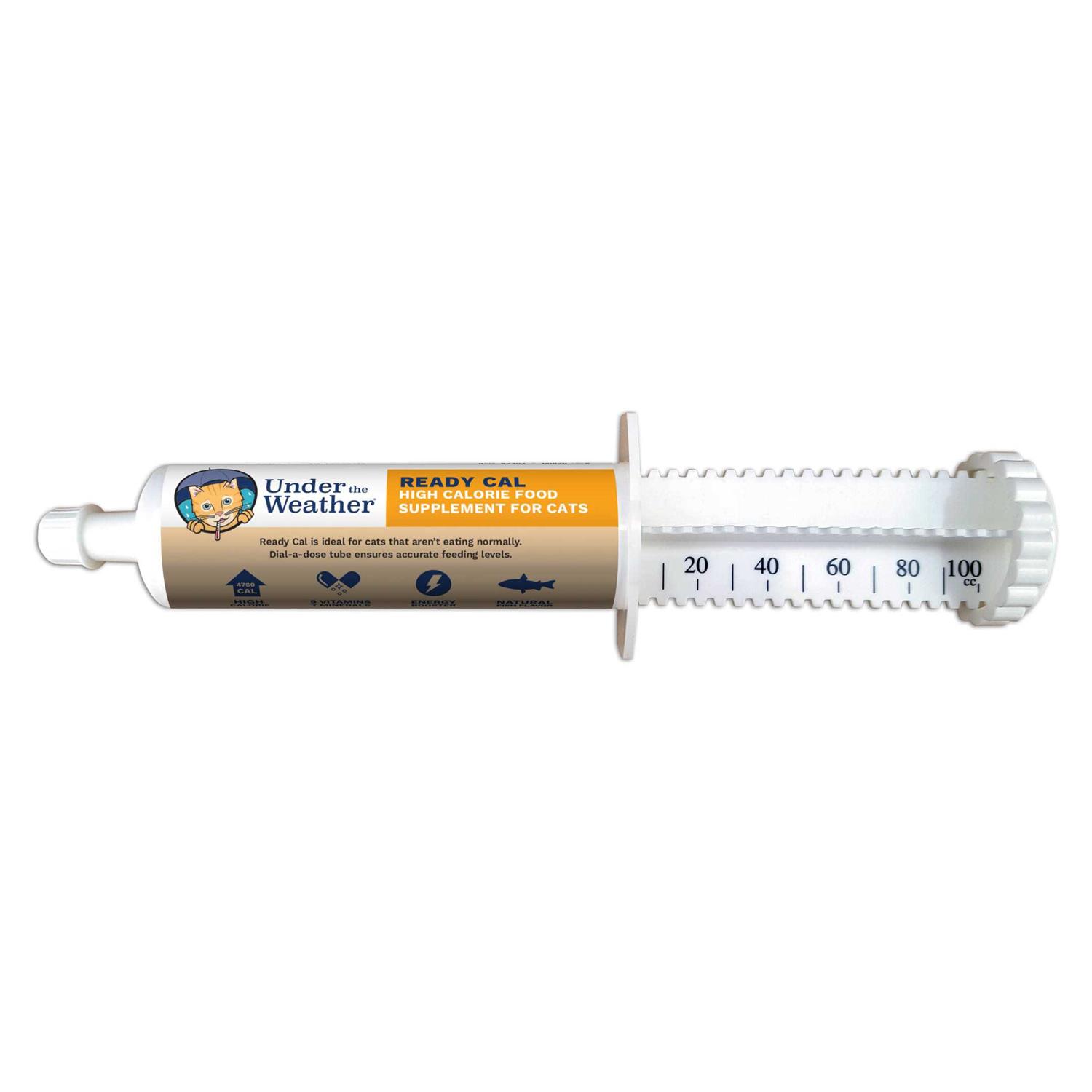 Under the Weather Pet Ready Cal for Cats 100cc High Calorie Supplement - Healthber