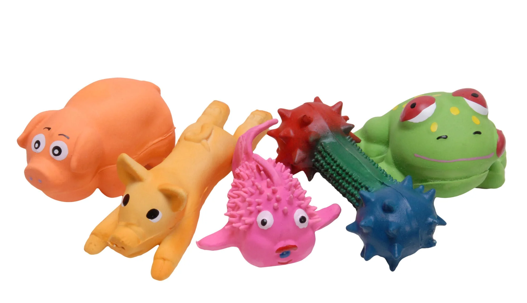 Pip Squeaks Latex Dog Toys, Assorted, Each - Healthber