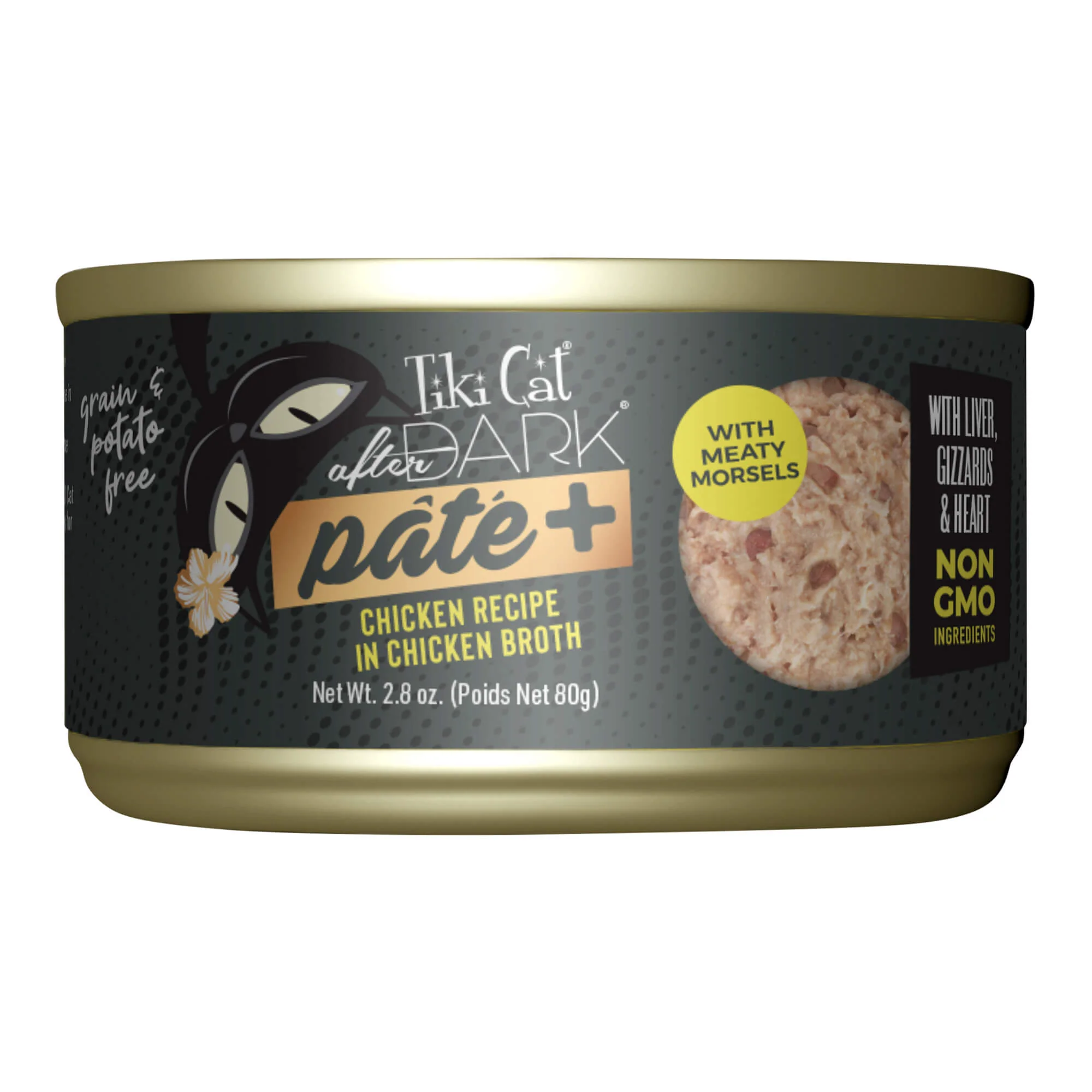 Tiki Cat After Dark Pate+ Wet Cat Food, Chicken - Healthber