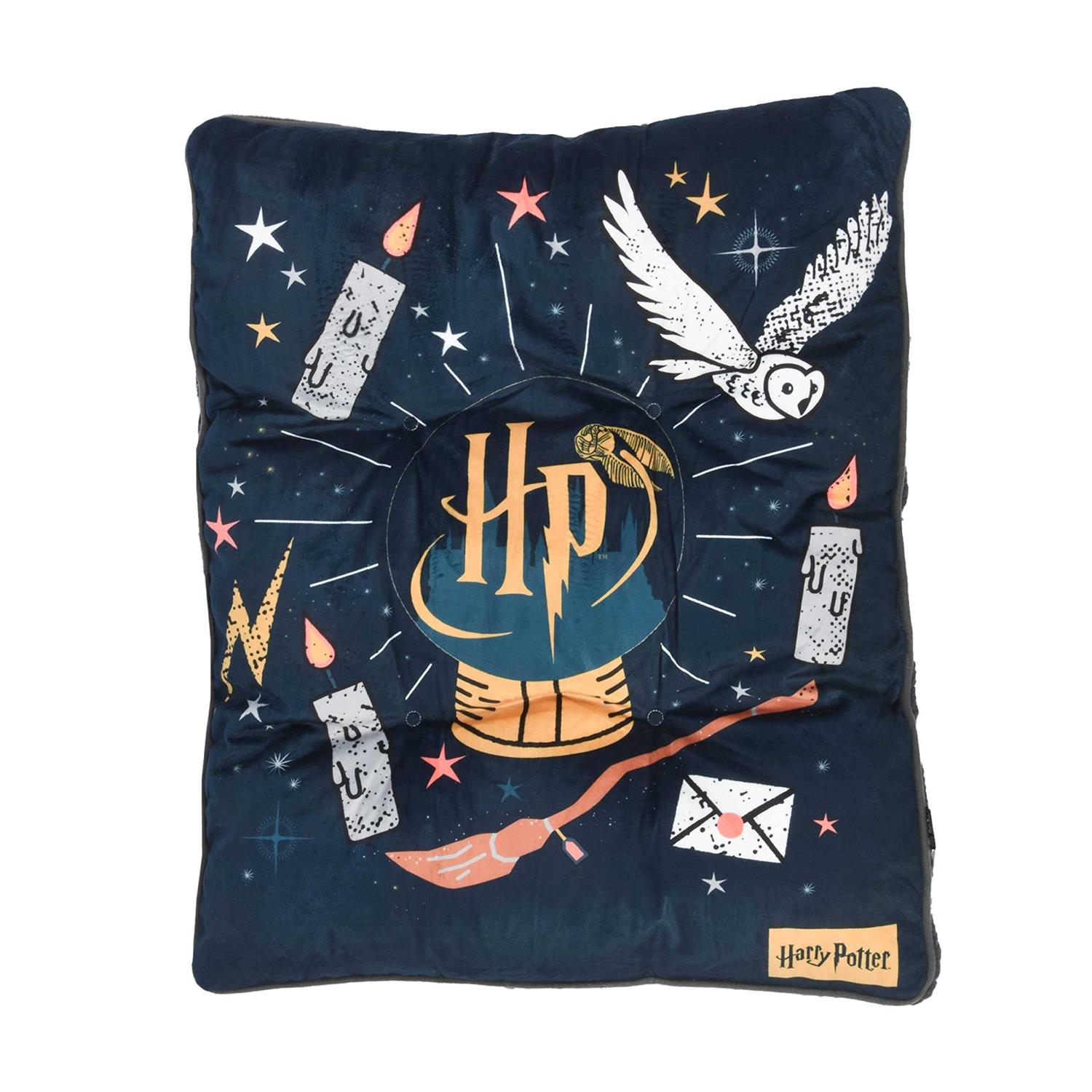 Harry Potter Spells & Charms Bed for Dogs Durable Washable Dog Bed From, Spells & Charms Plush Washable Dog Bed - Healthber