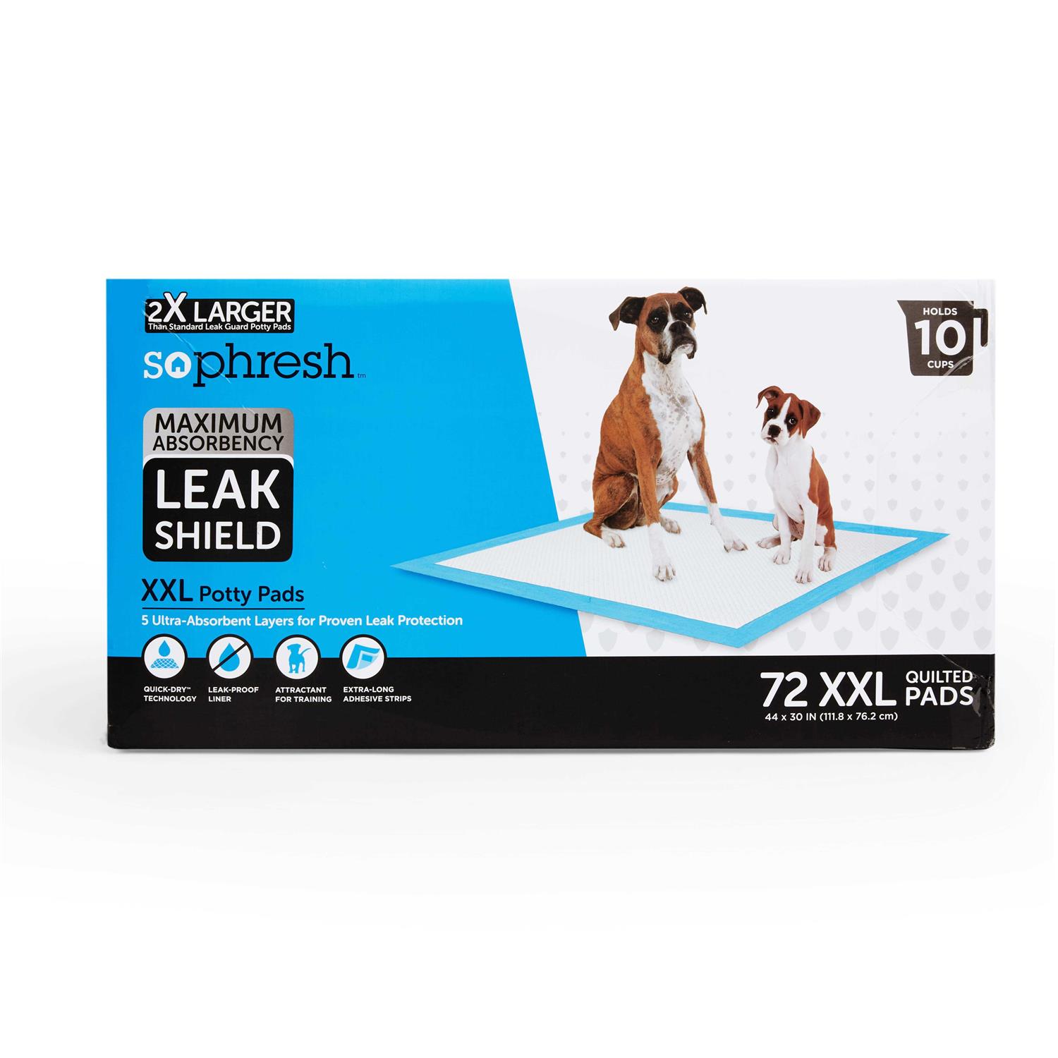 So Phresh Maximum Absorbency XX-Large Leak Shield Potty Pads - Healthber