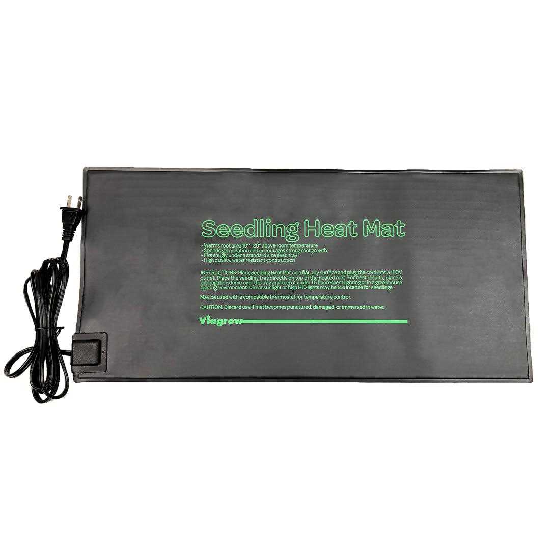 Viagrow 20.5 in. x 8.5 in. Seed Propagating Seedling Heat Mat - Healthber