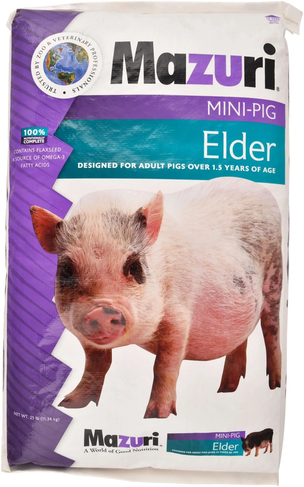 Mazuri Mini Pig, Elder, 25 lb - Healthber