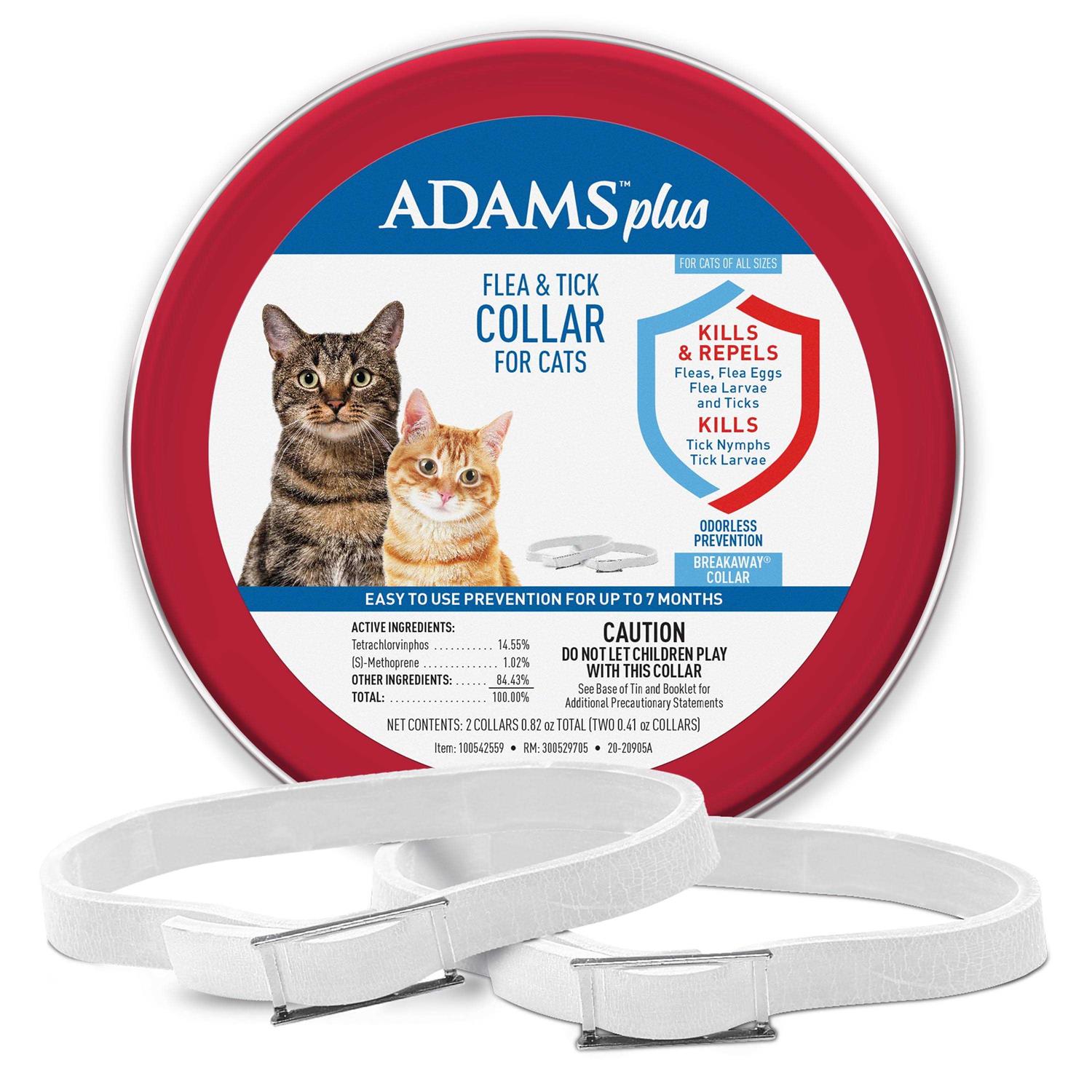 Adams Plus Flea & Tick Collar for Cats - Healthber