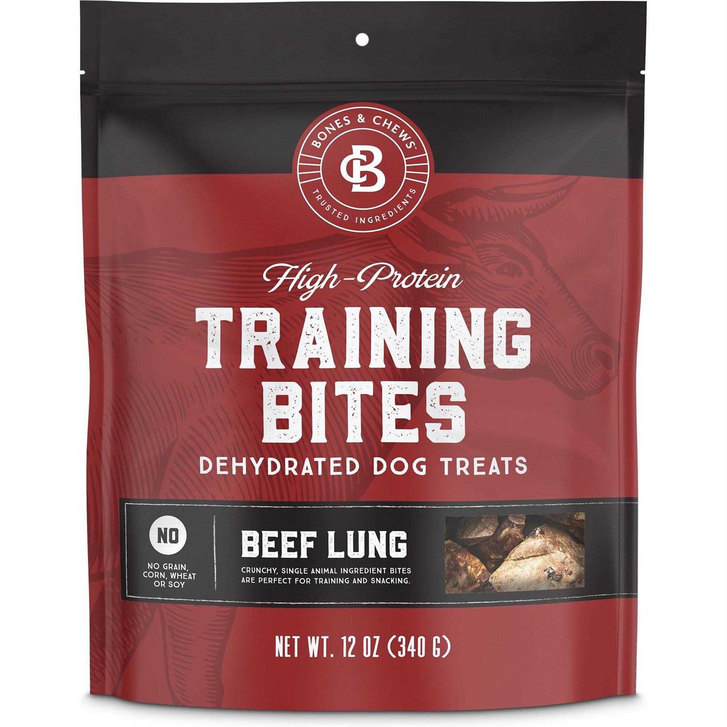 Bones & Chews All-Natural Beef Lung Filets Dehydrated Dog Treats - Healthber
