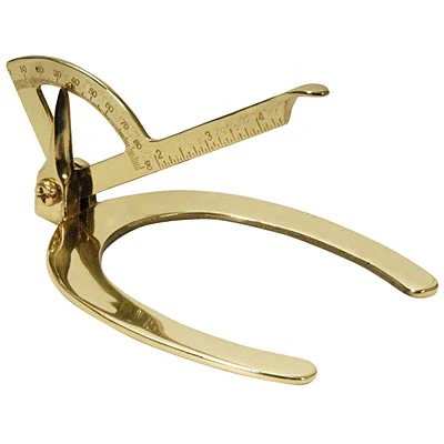 Brass Horse Hoof Gauge - Healthber