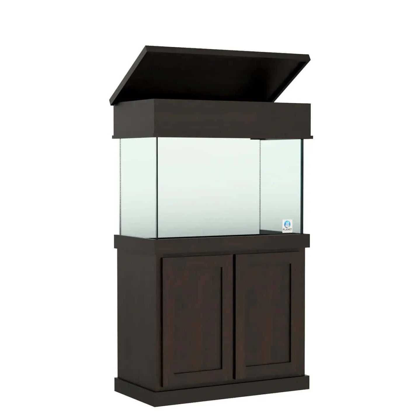 Coastal Aquarium Designs Classic Oak 36 X Canopy - Healthber
