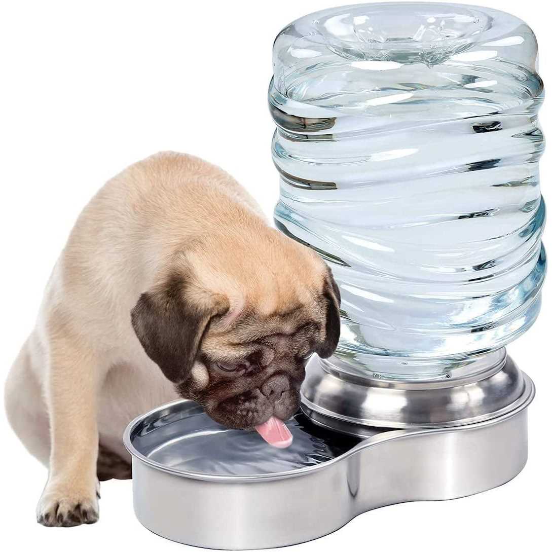 Etna Stainless Steel Pet Dog Cat Water Fountain Bowl - Healthber