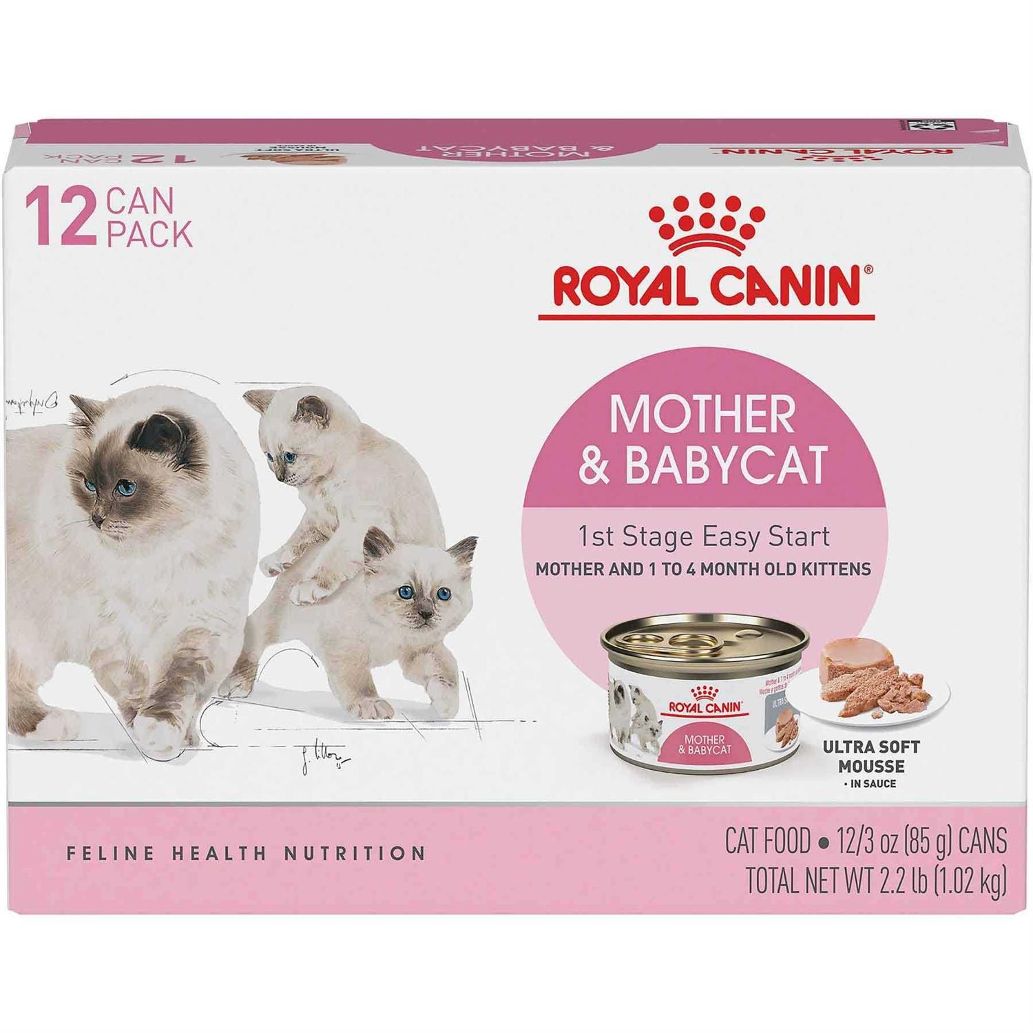 Royal Canin Mother & Babycat Ultra Soft Mousse in Sauce Canned Cat Food - Healthber