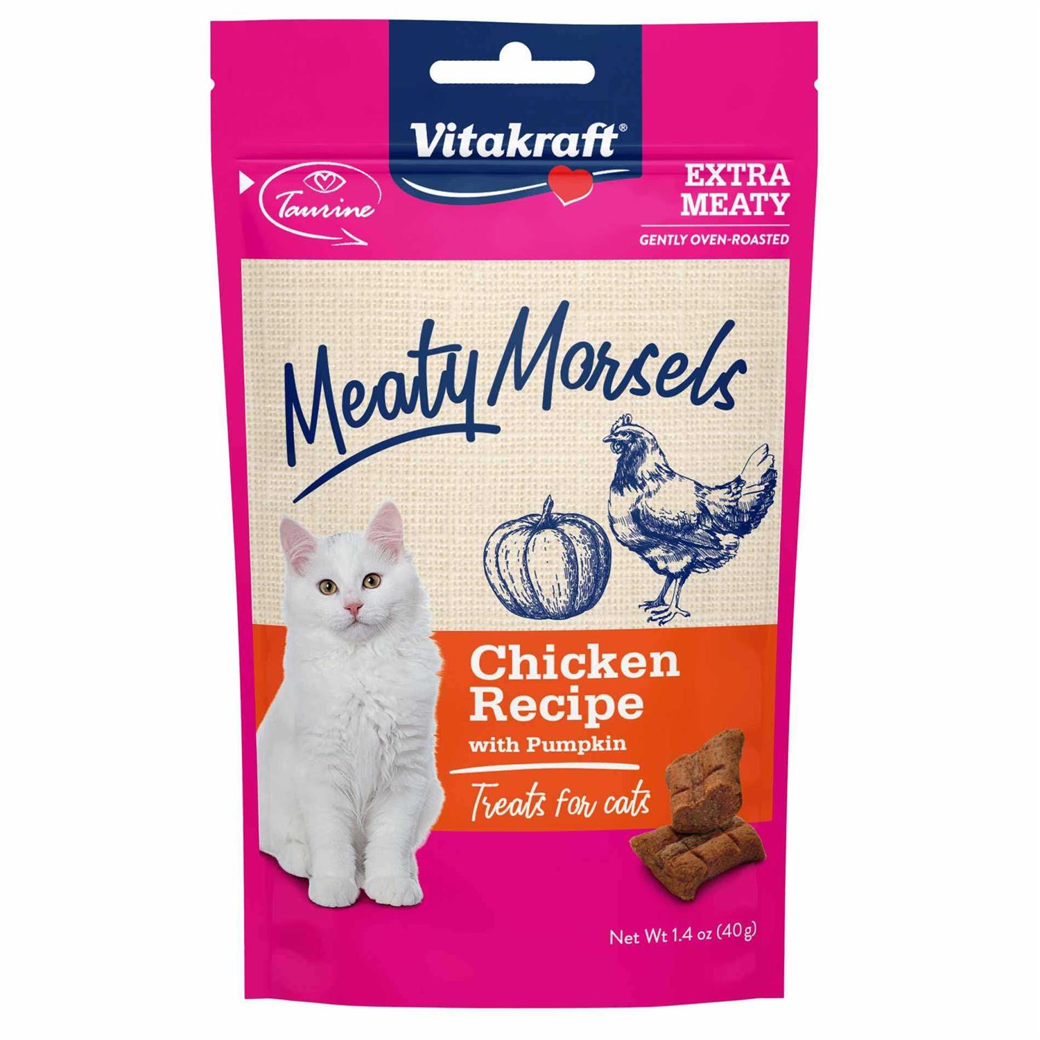 Vitakraft Cat Treat Meaty Morsels Chicken/Salmon - Healthber