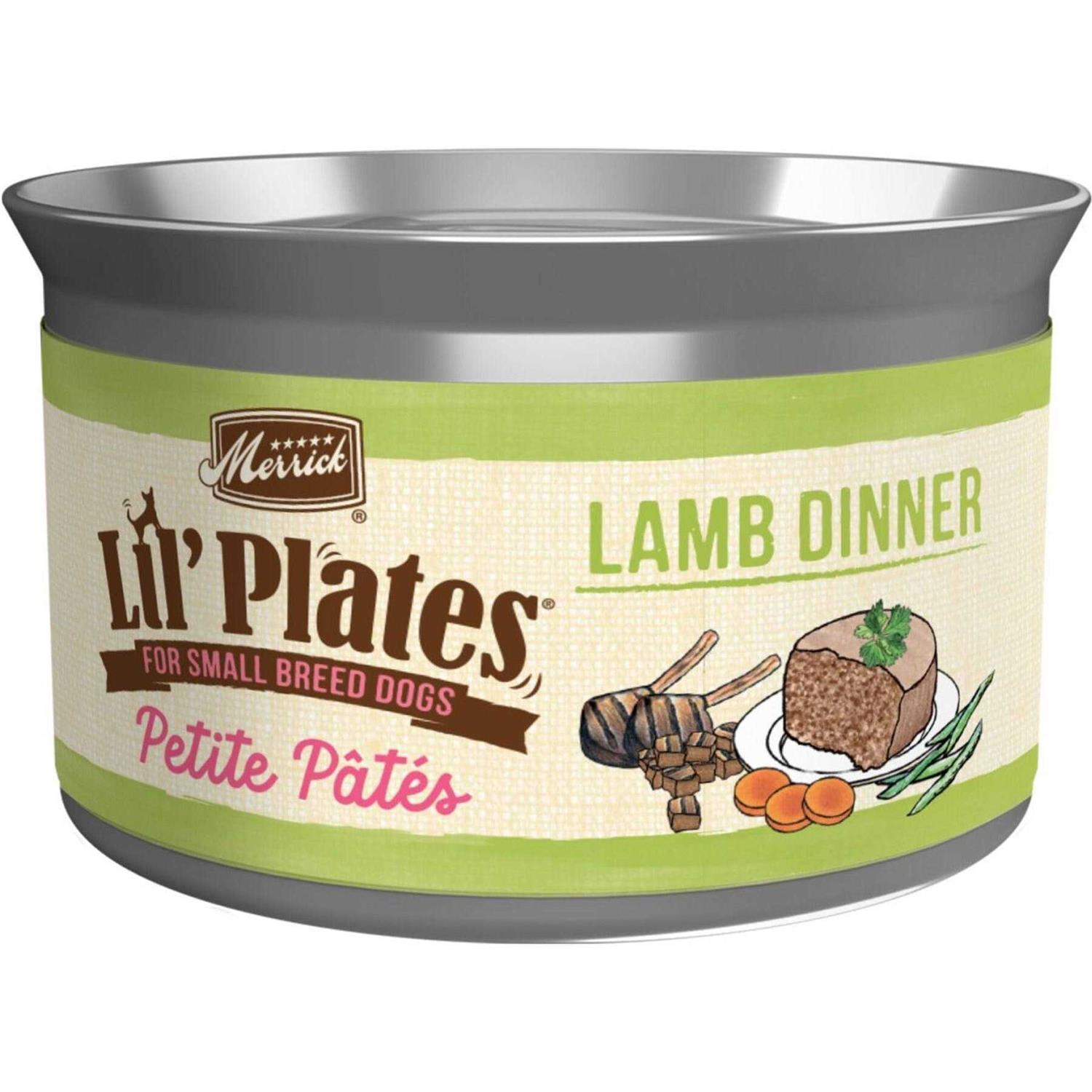 Merrick Pet Care Grain Free Dinner Lil’ Plates Petite Pates Adult Wet Dog Food - Healthber