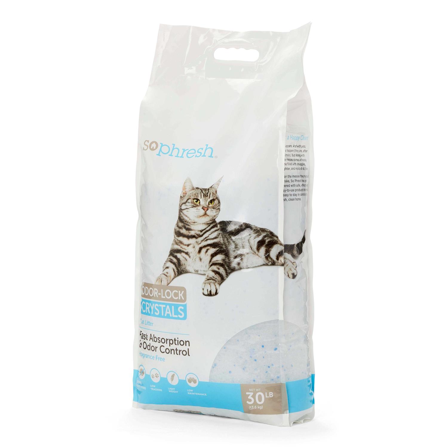 So Phresh Odor-Lock Crystal Cat Litter - Healthber