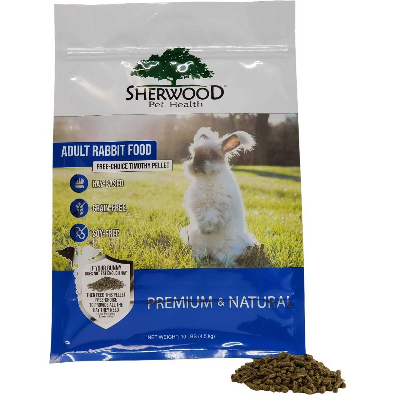 Sherwood Pet Health Adult Free Choice Timothy Rabbit Food - Healthber