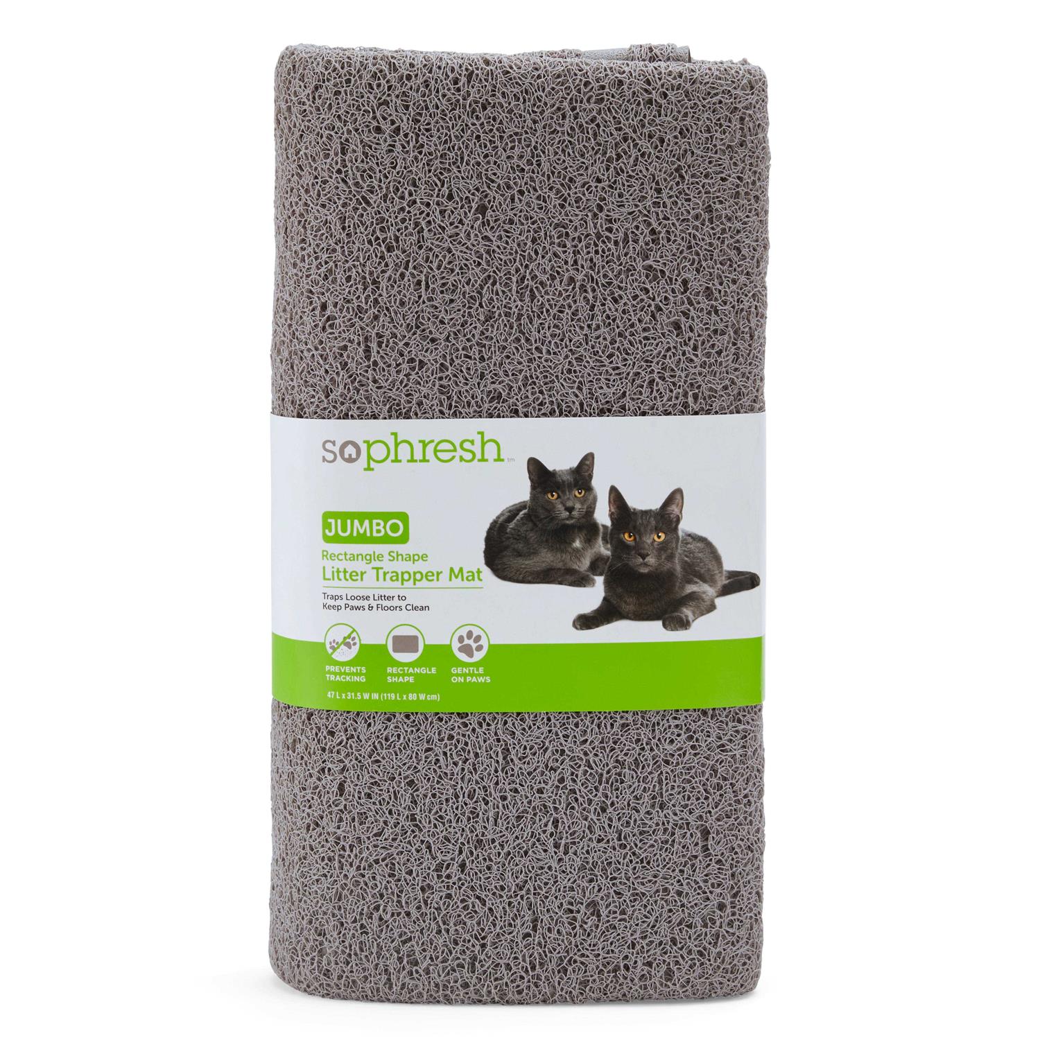 So Phresh Rectangle Shape Cat Litter Trapper Mat - Healthber