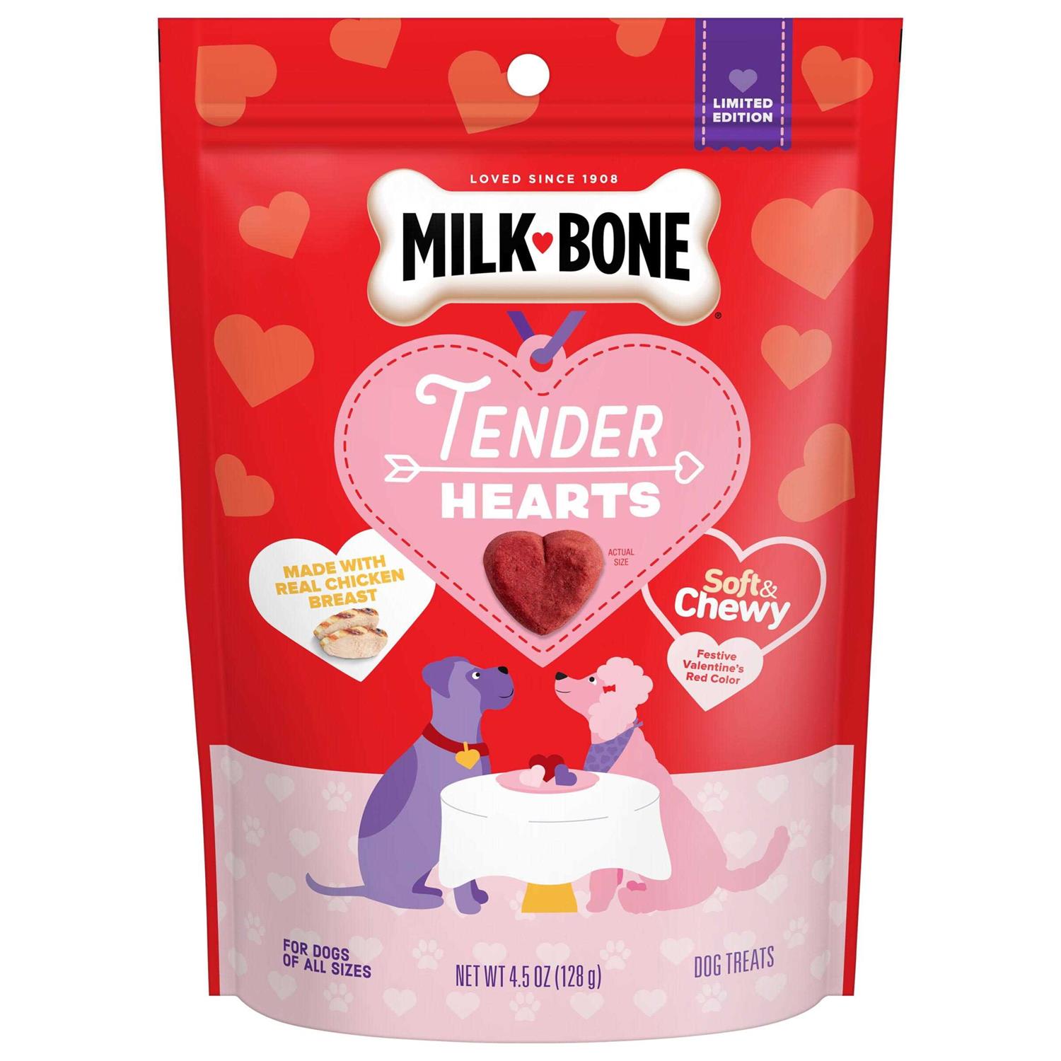 Milk-Bone Tender Hearts Soft & Chewy Dog Treats - Healthber