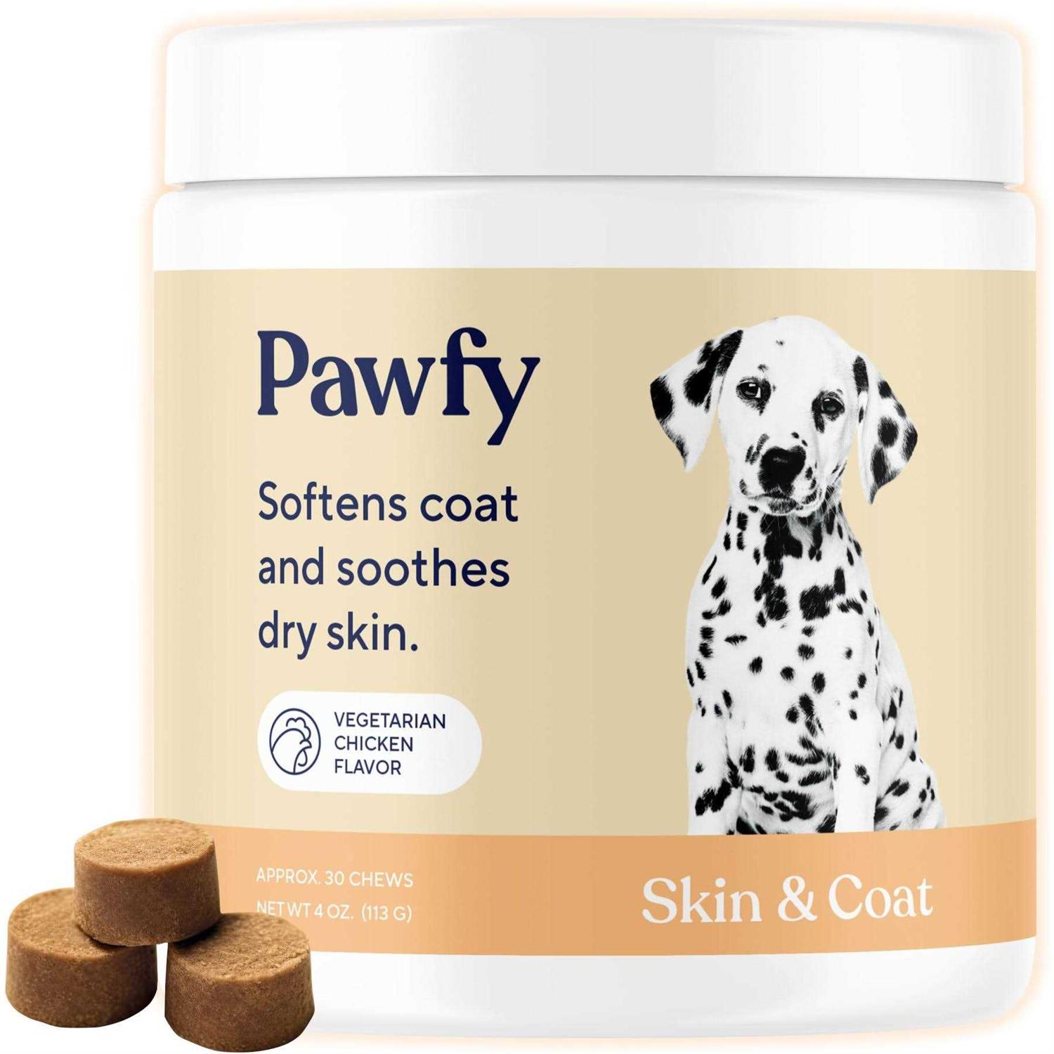 Pawfy Skin & Coat Soft Chews - Healthber
