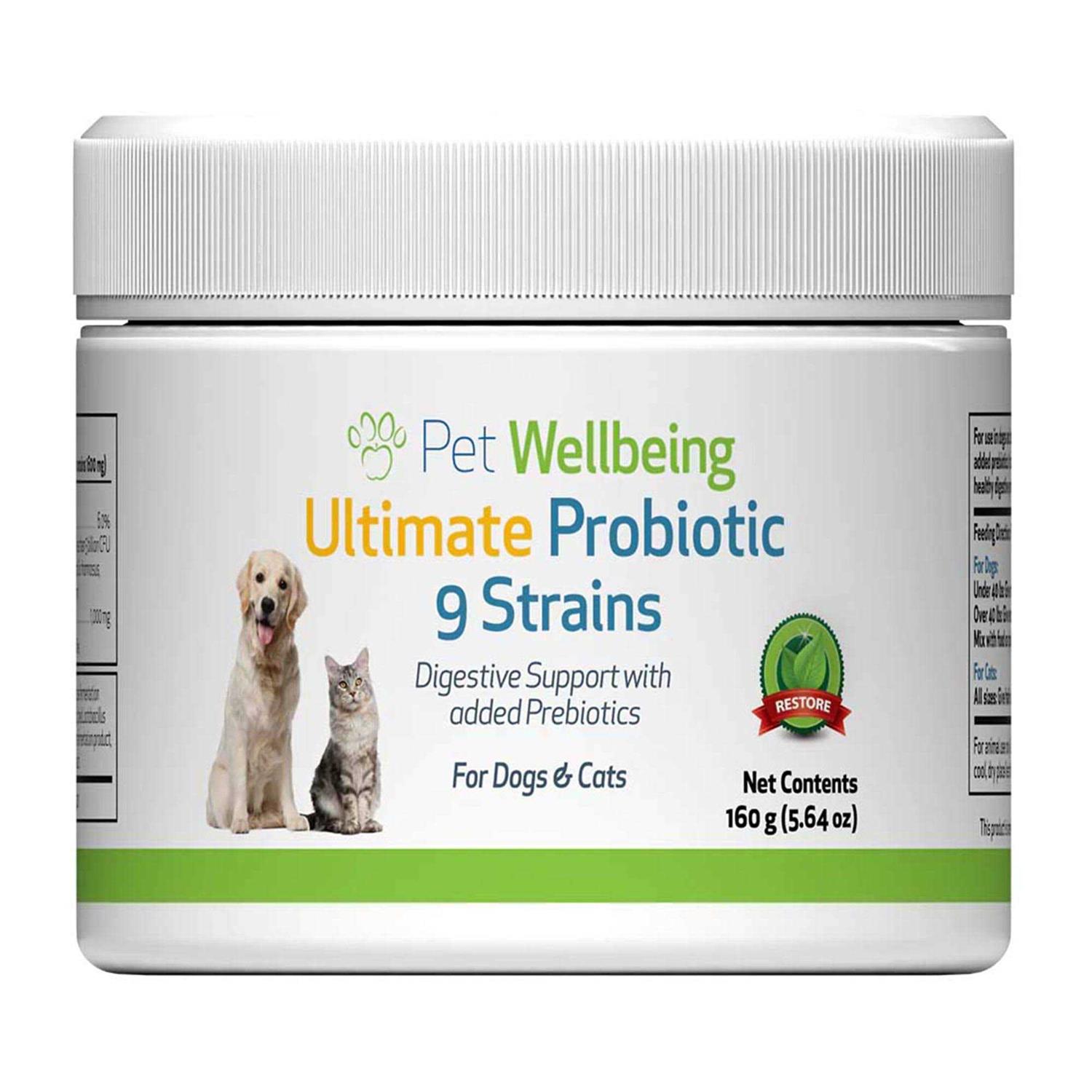 Pet Wellbeing Ultimate Probiotic 9 Strains for Dogs & Cats - Healthber