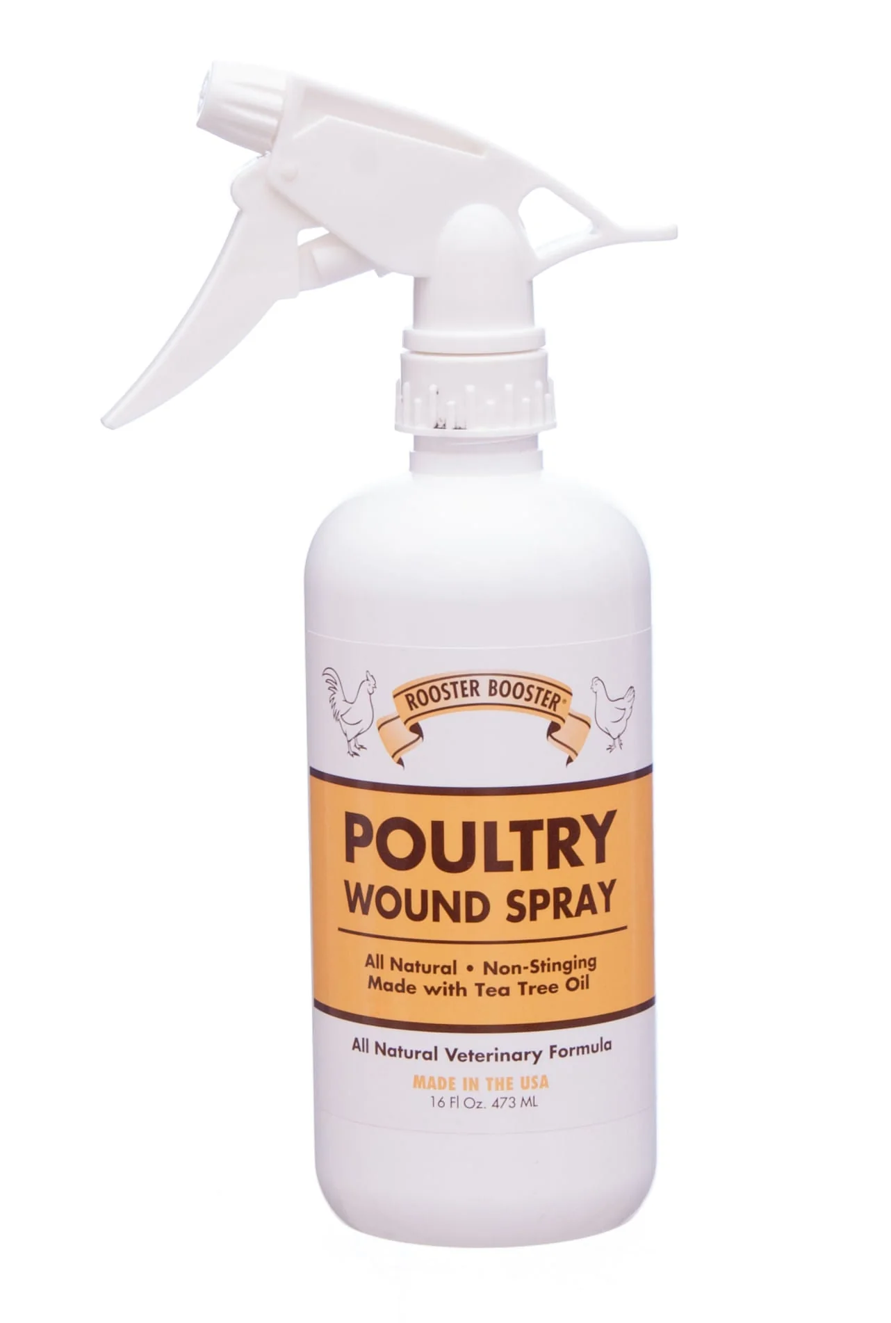 Rooster Booster Poultry Wound Spray, 16 oz - Healthber